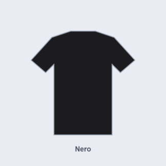 T-shirt in cotone - Nero