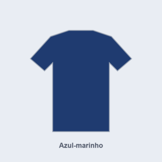 T-shirt de algodão - Azul-marinho